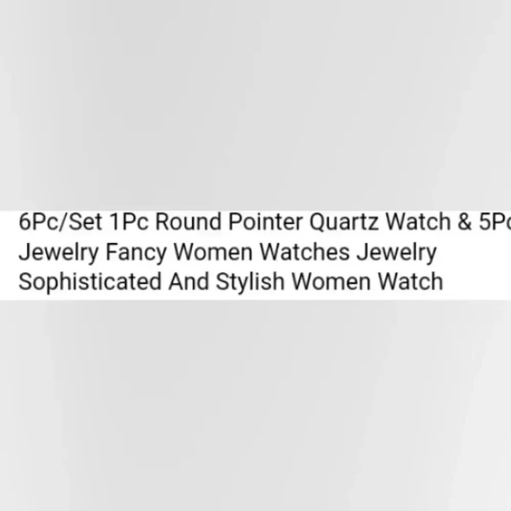 A beautiful 6 piece watch and jewelry set for ladies. NWT.. - Picture 5 of 5